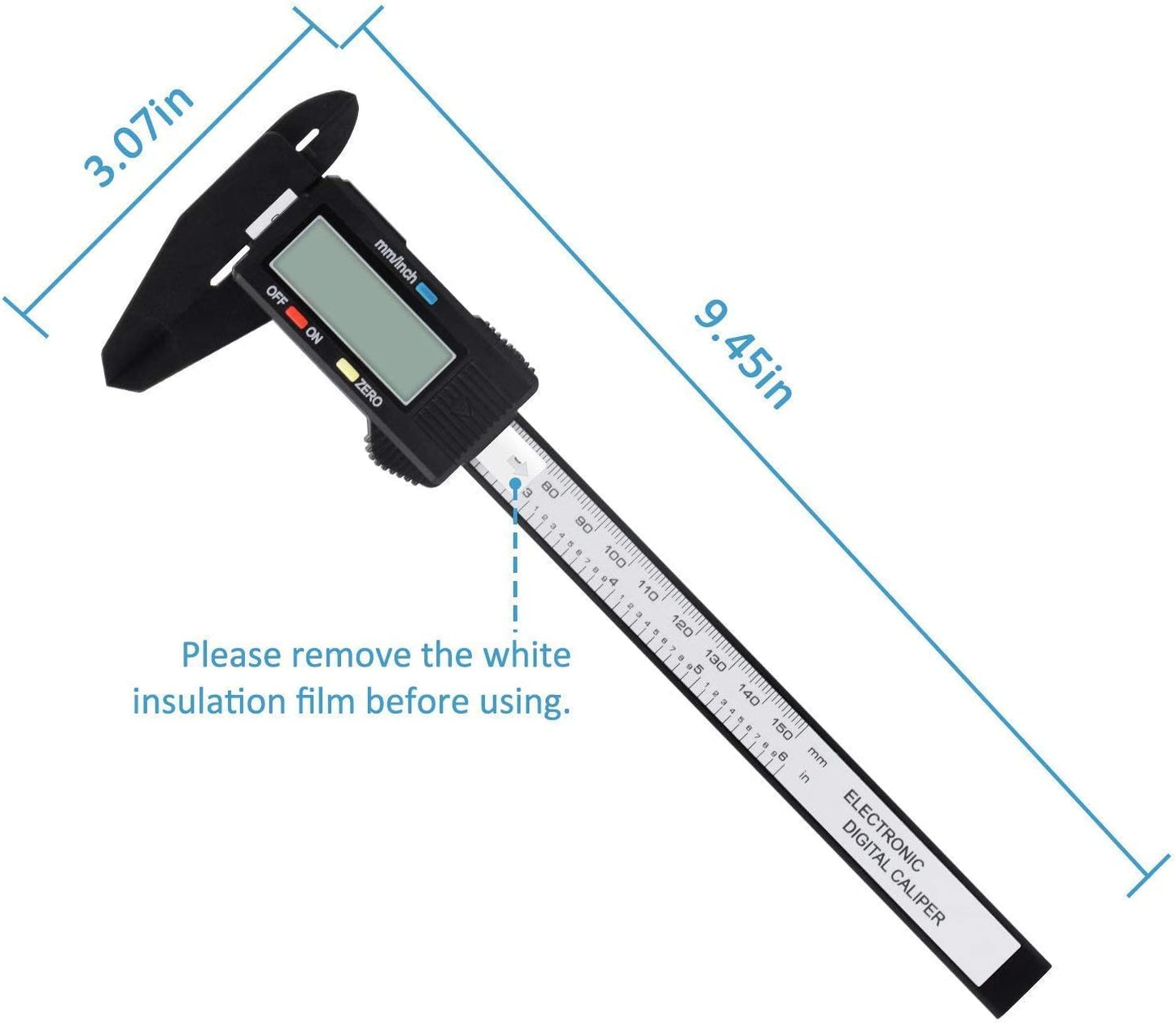 Adoric Digital Caliper, 0-6" Calipers Measuring Tool - With LED Screen