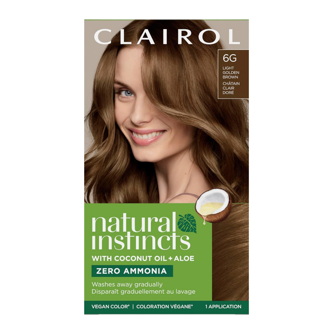Clairol Natural Instincts No Ammonia Hair Dye  1 Application (Semi Permanent)