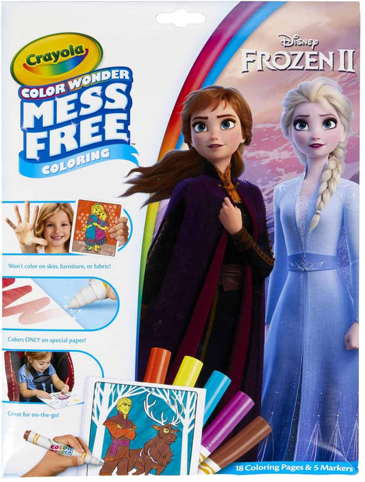 Crayola Color Wonder Frozen Coloring Book & Markers, Coloring, Gift for Kids