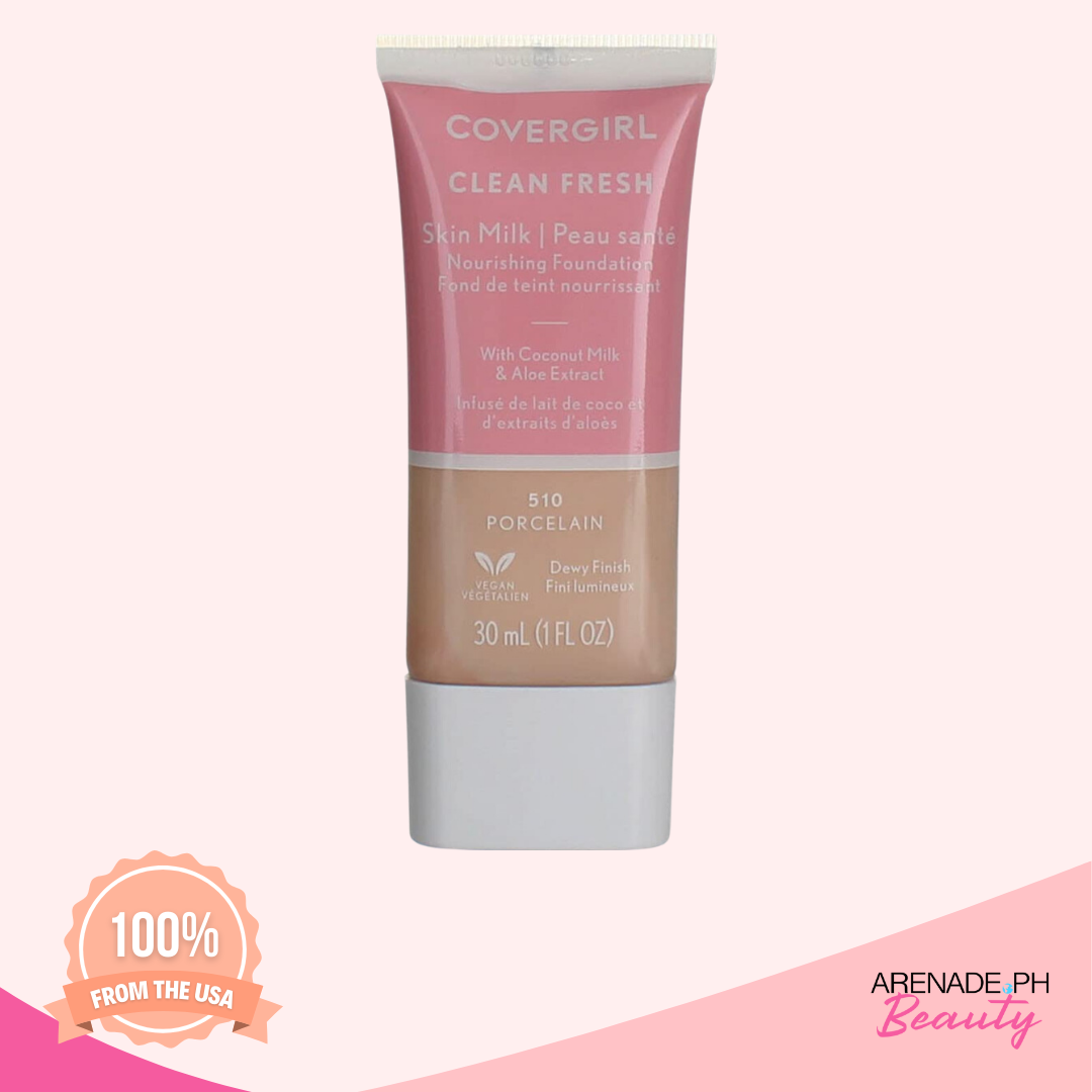 COVERGIRL Clean Fresh Skin Milk Nourshing Foundation with Coconut Millk & Aloe Extract 30ml/ 1 fl oz