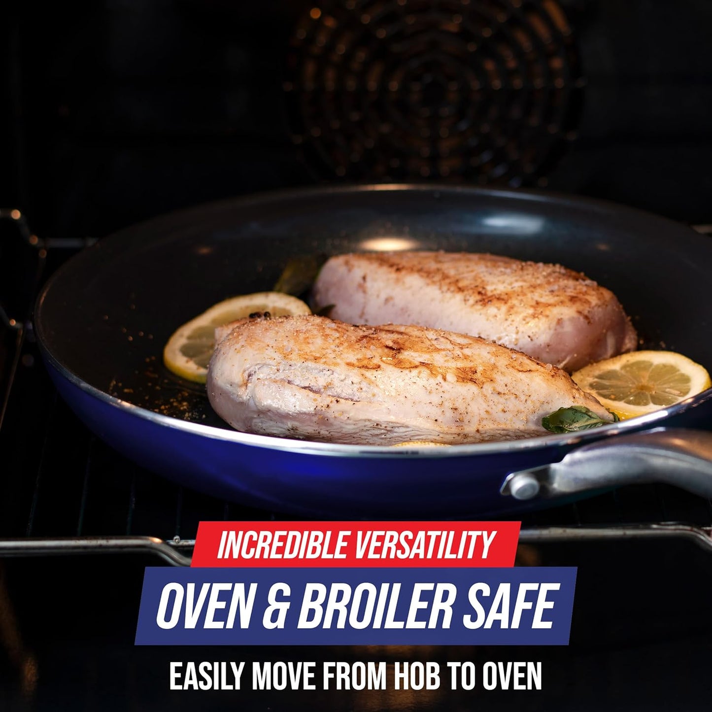 Blue Diamond Fry Pan, Ceramic Nonstick, 8 Inches