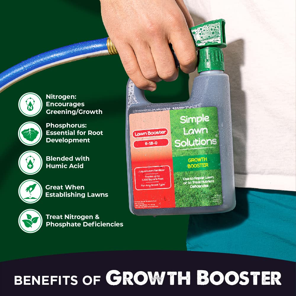 Lawn Booster Simple Lawn Solutions Growth Booster, 32 oz / 946 mL