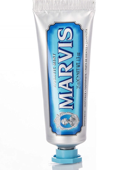 Marvis Travel Toothpaste (25 mL) Flavor: Aquatic Mint