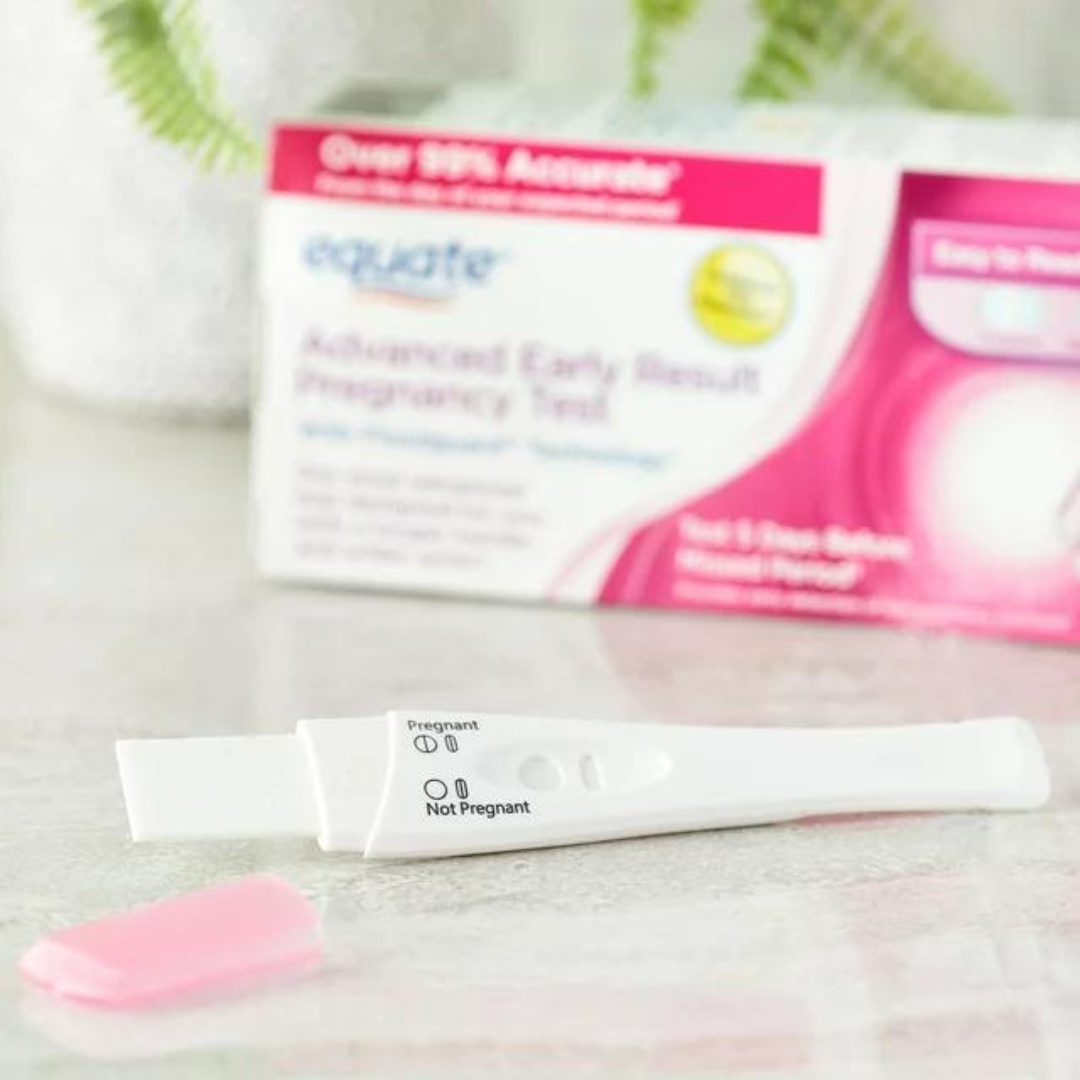 Equate Advanced Early Result Pregnancy Test with Floodguard 2 Tests