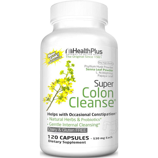 Original Health Plus Super Colon Cleanse, 120 Capsules PACKAGING MAY VARY
