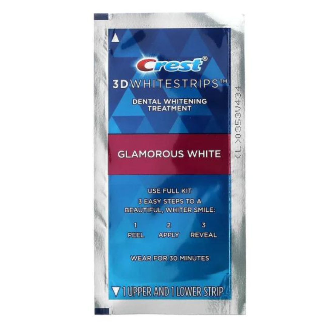 Crest 3D White No Slip Whitestrips Dental Whitening Treatment