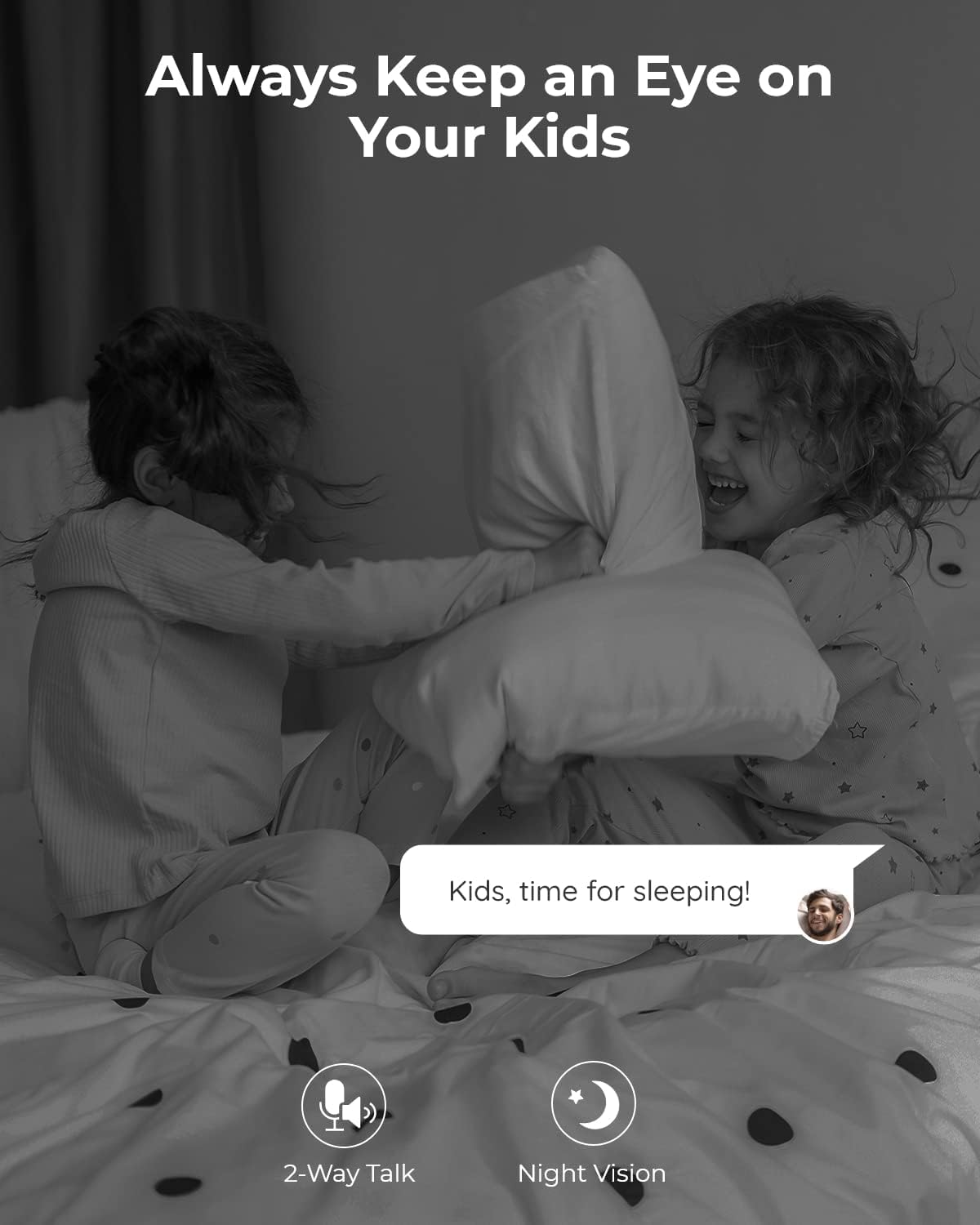 Reolink Wireless Security Camera E1 3MP HD Plug-in