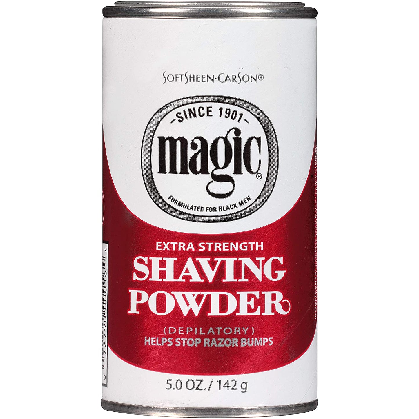 SoftSheen Carson Magic Extra Strength Shaving Powder Helps Stop Razor Bumps, 5.0 oz. / 142g