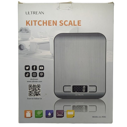 Ultrean Digital Kitchen Scale Weight Grams And Ounces Food Scale - (Batteries Included)