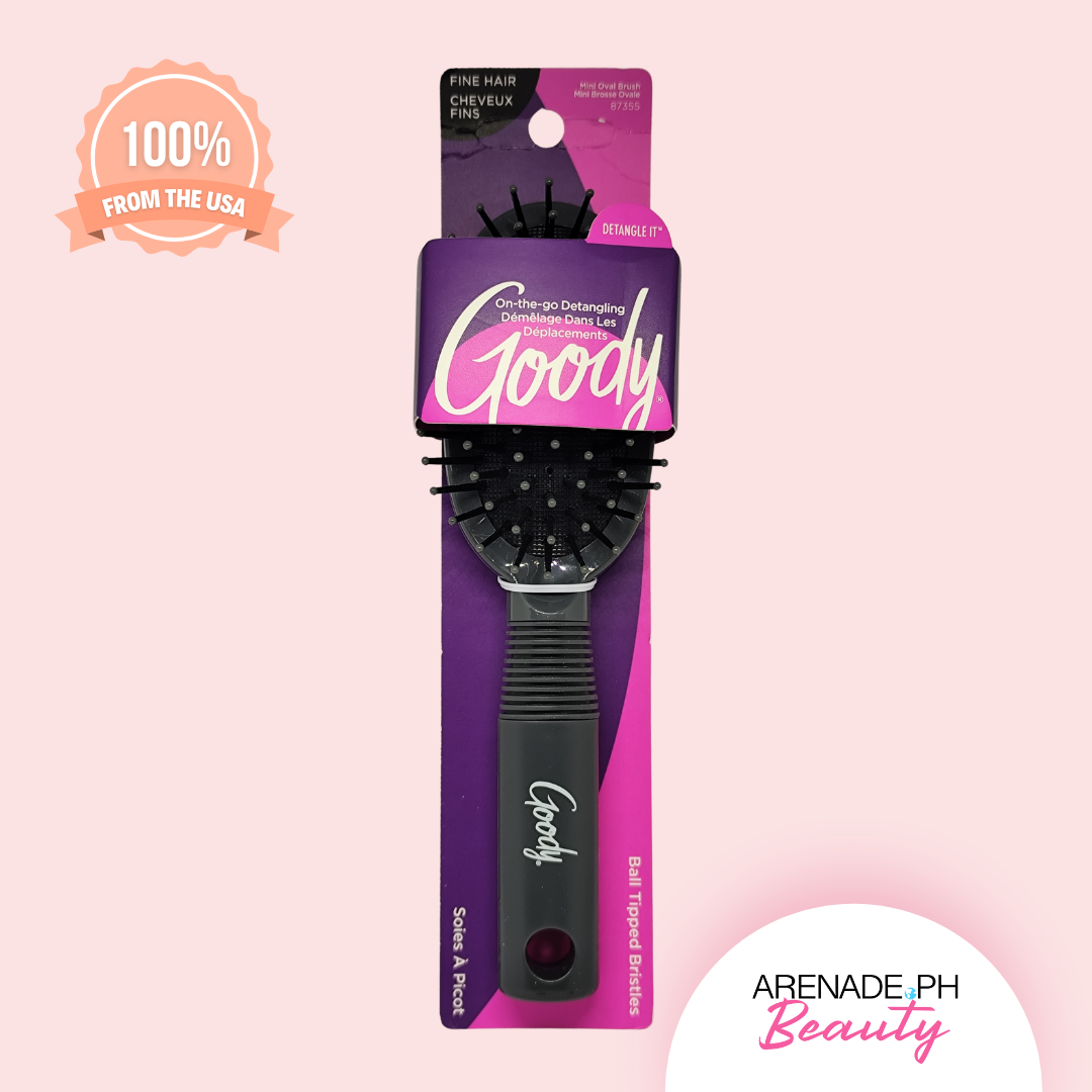 Goody Mini Oval Brush with Ball Tip Bristle, 1 Piece