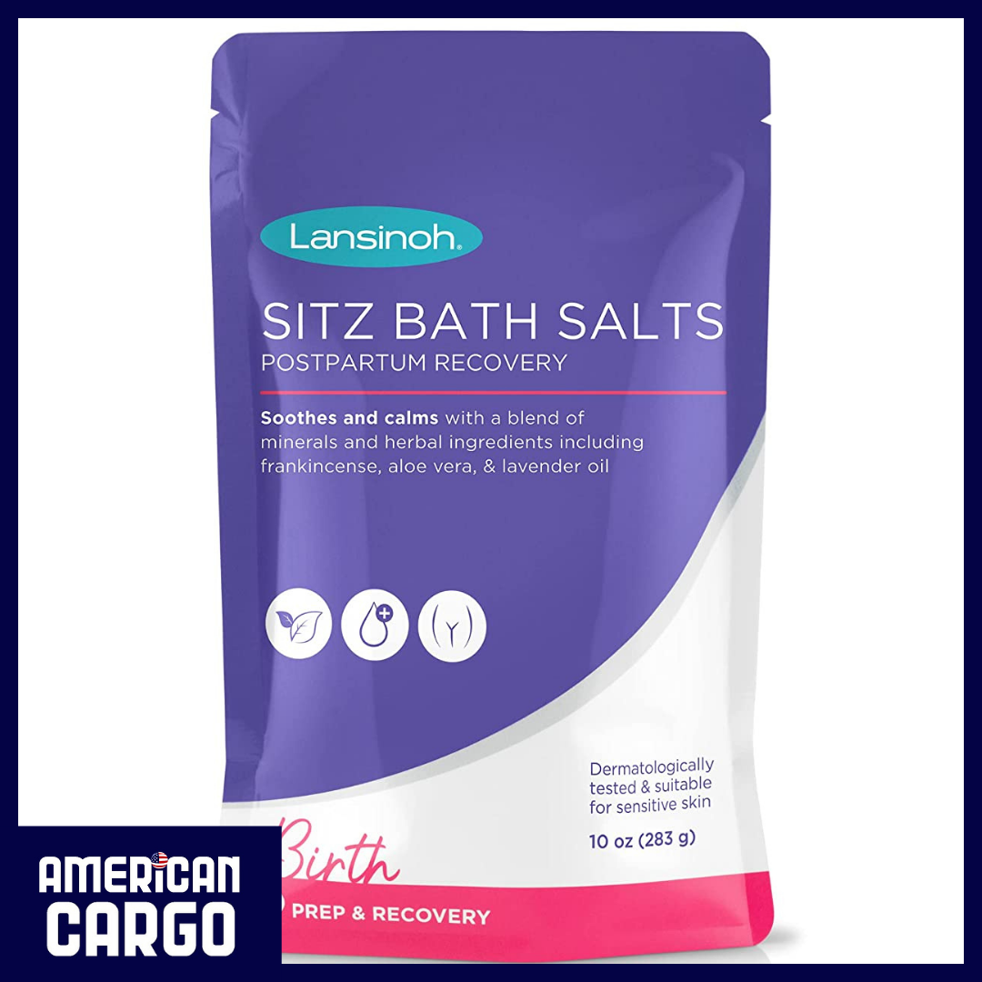 Lansinoh Sitz Bath Salts Postpartum Recovery 10 oz/ 283g