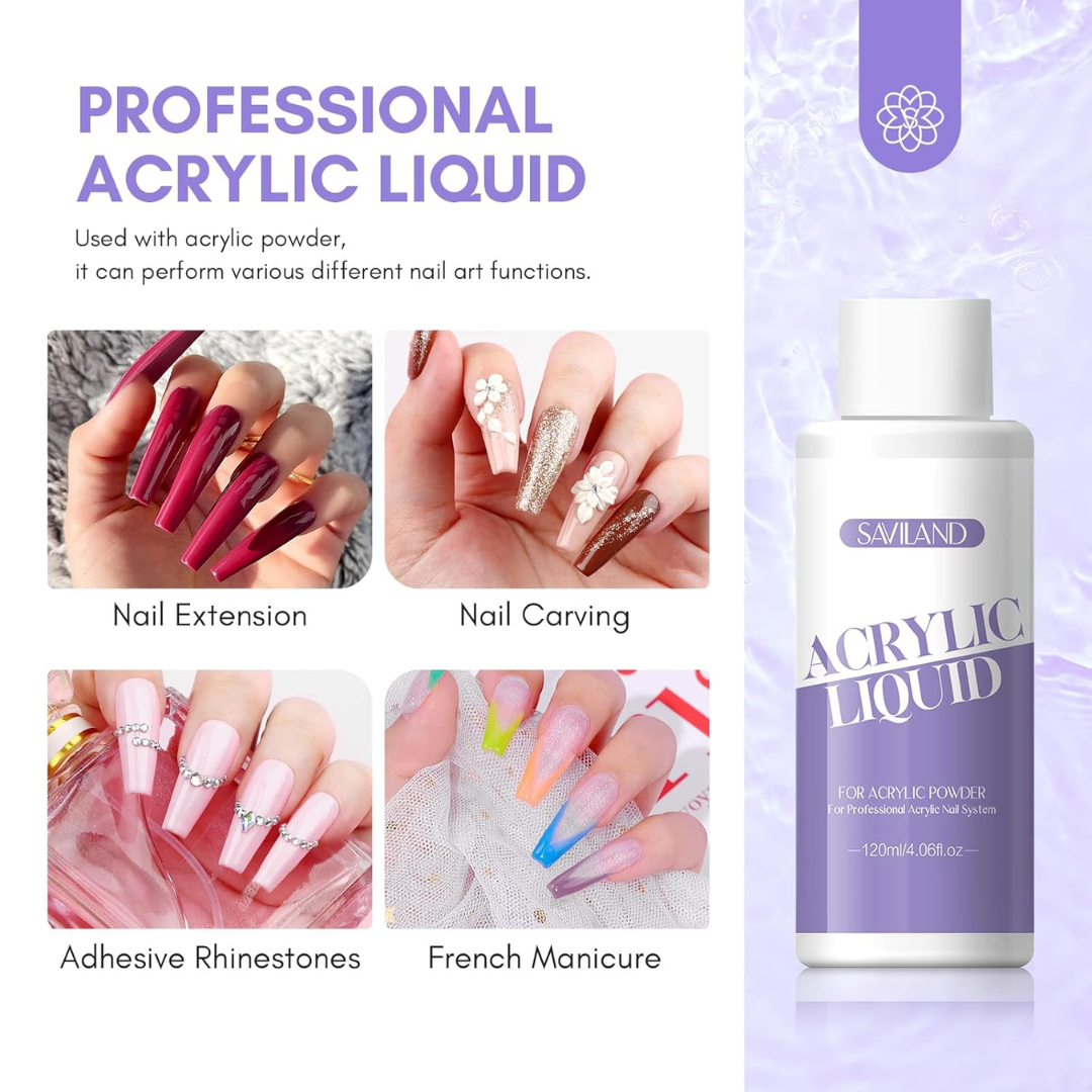 Saviland Excelsior Nails Art Acrylic Nail Kit Ema Monomer