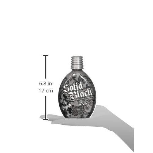 Millenium Tanning Solid Black Ultra Advanced Silicone Bronzer Dark Tanning Lotion 100x 13.5 oz