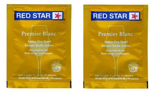 Red Star Premier Blanc Champagne Yeast (Pack of 2)