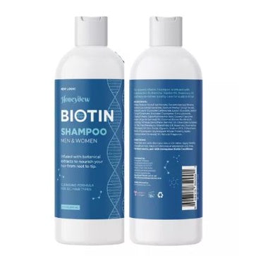 Biotin Shampoo for Men and Women Infused with Biotin, Provitamin B5 & 11 Nutrient Rich Botanicals, 8 fl.oz / 236ml