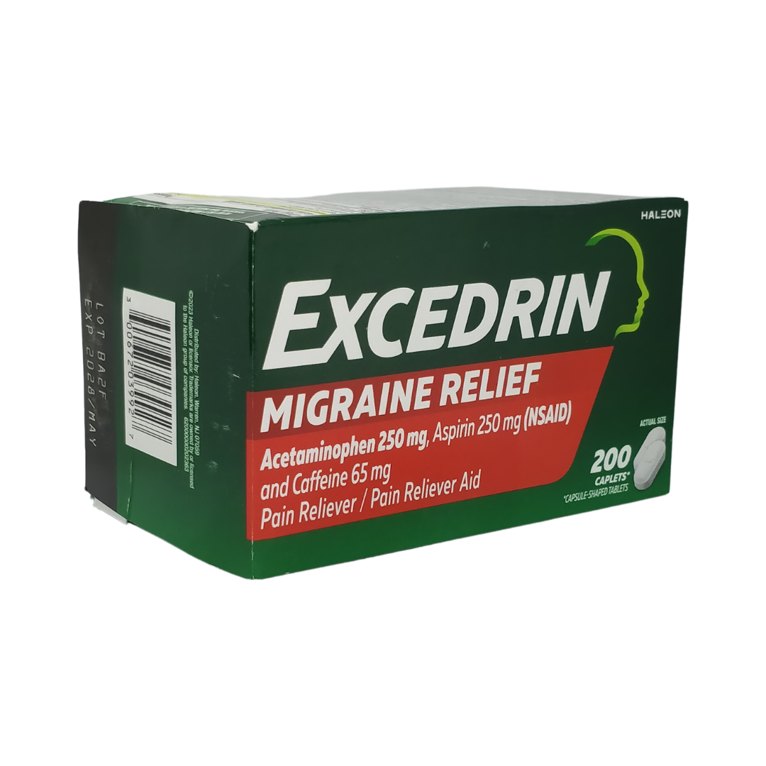 Excedrin Migraine Relief, 200 Caplets