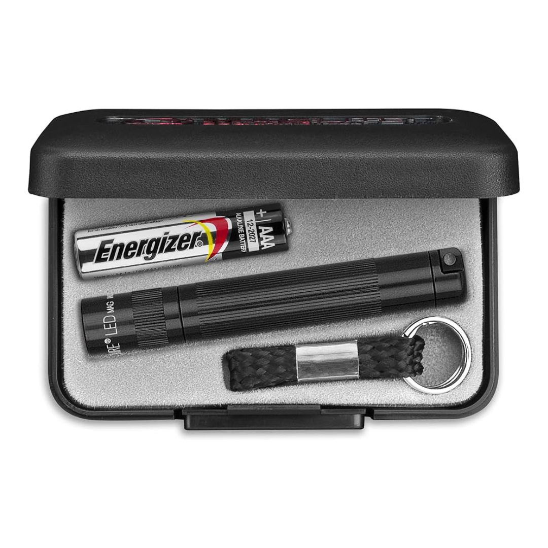 Maglite Solitaire LED Flashlight 1-Cell AAA, Black BATTERY INCLUDED & PACKAGING MAY VARY