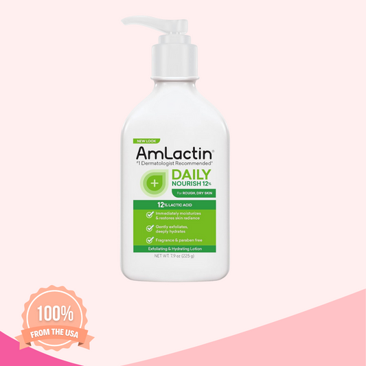 AmLactin Daily Moisturizing Body Lotion, Alpha-Hydroxy Therapy (PACKAGING MAY VARY) 225g / 7.9oz