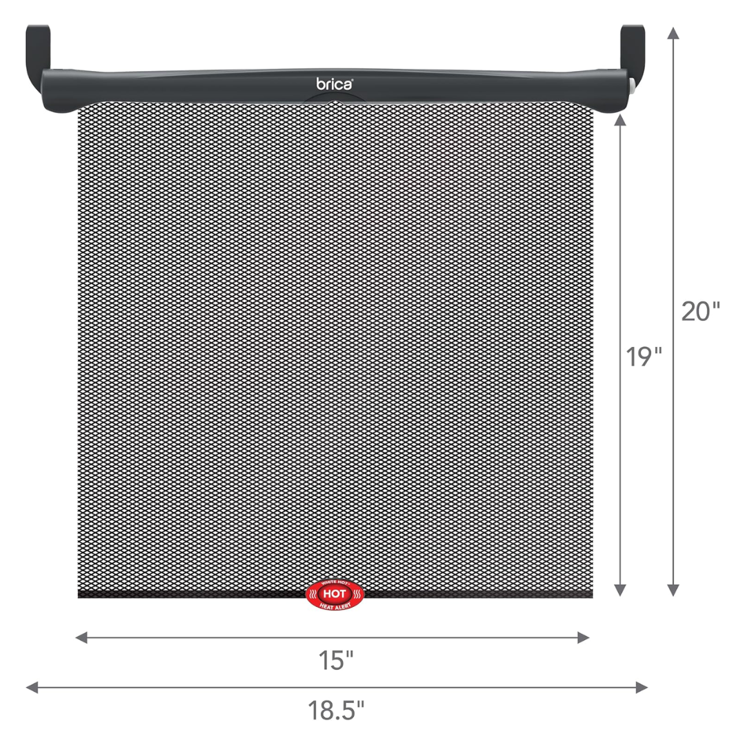 Munchkin Brica Sun Safety Car Window Shade 2 Pieces, Black