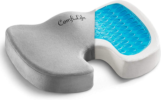 ComfiLife Gel Enhanced Seat Cushion  for Tailbone Pain - Office Chair Car Seat Cushion