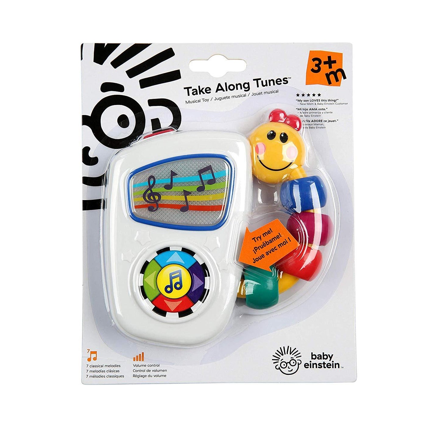 Baby Einstein Take Along Tunes Musical Toy 3+ m