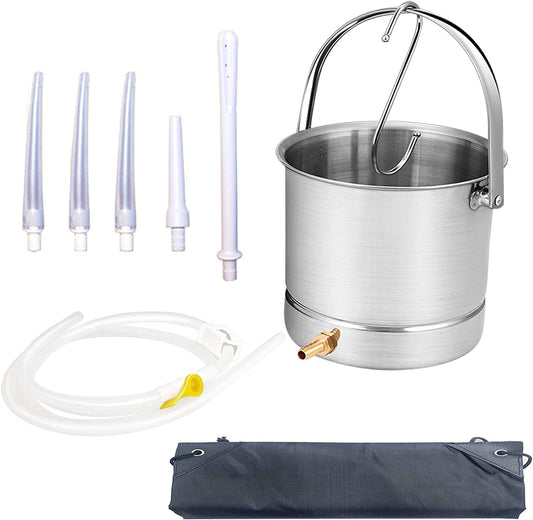 Enema Kit 2Lt Superior Stainless Steel