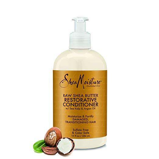 SheaMoisture Raw Shea Butter Restorative Conditioner with Sea Kelp & Argan Oil, 13 fl.oz / 384ml