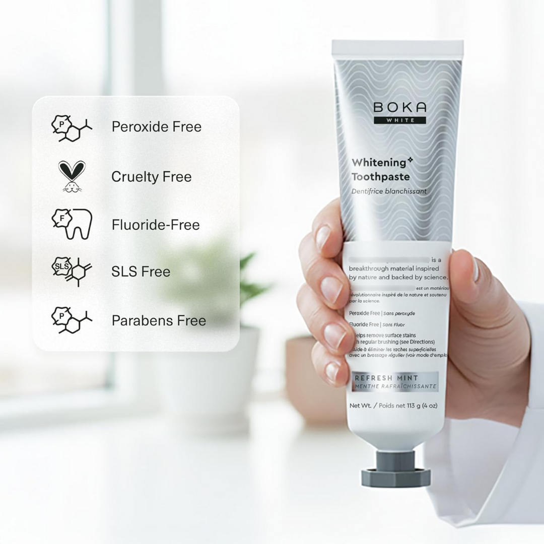 Boka Whitening Toothpaste Refresh Mint, 113 g / 4 oz