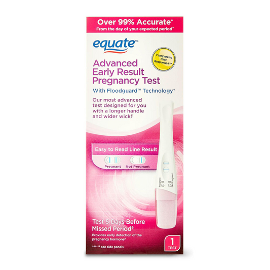 Equate Advanced Early Result Pregnancy Test With Floodguard Technology 1 Test