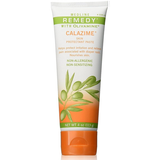 Medline Remedy Olivamine Calazine Skin Protectant Paste - 4oz / 113g