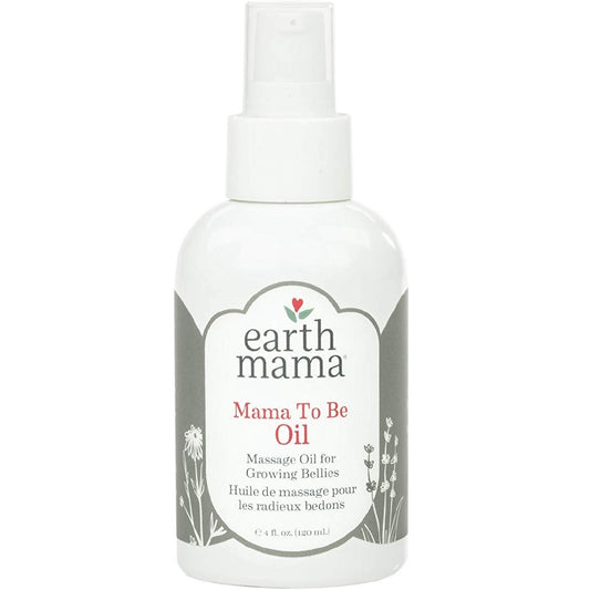 Earth Mama Belly Oil to Help Ease Skin and Stretch Marks, 4 fl oz