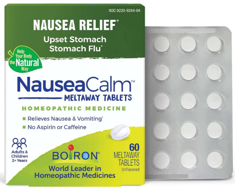 Boiron NauseaCalm Meltaway Tablets Nausea Relief 60 Tablets