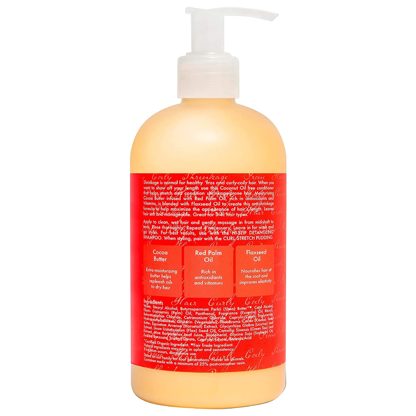 SheaMoisture Red Palm Oil & Cocoa Butter Leave-In or Rinse-Out Conditioner with Flaxseed Oil. 13 fl.oz / 384 ml
