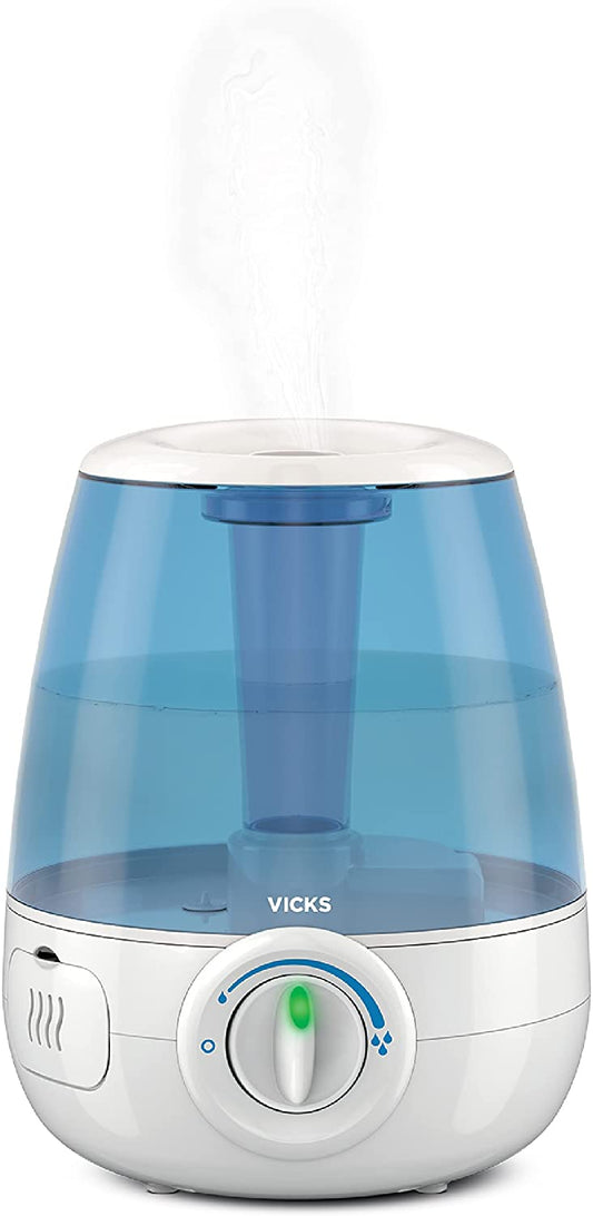 Vicks Filter Cool Mist Humidifier for Medium Room Size, 1.2 Gallon Capacity (V4600V2) 110-120V
