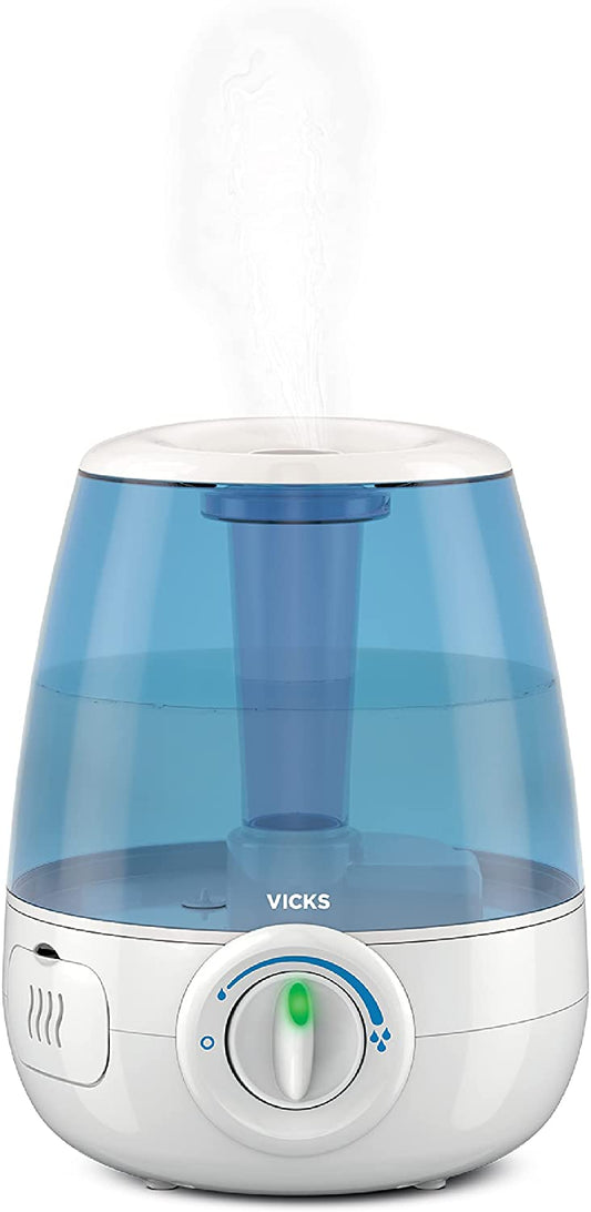 Vicks Filter Cool Mist Humidifier for Medium Room Size, 1.2 Gallon Capacity (V4600V2)