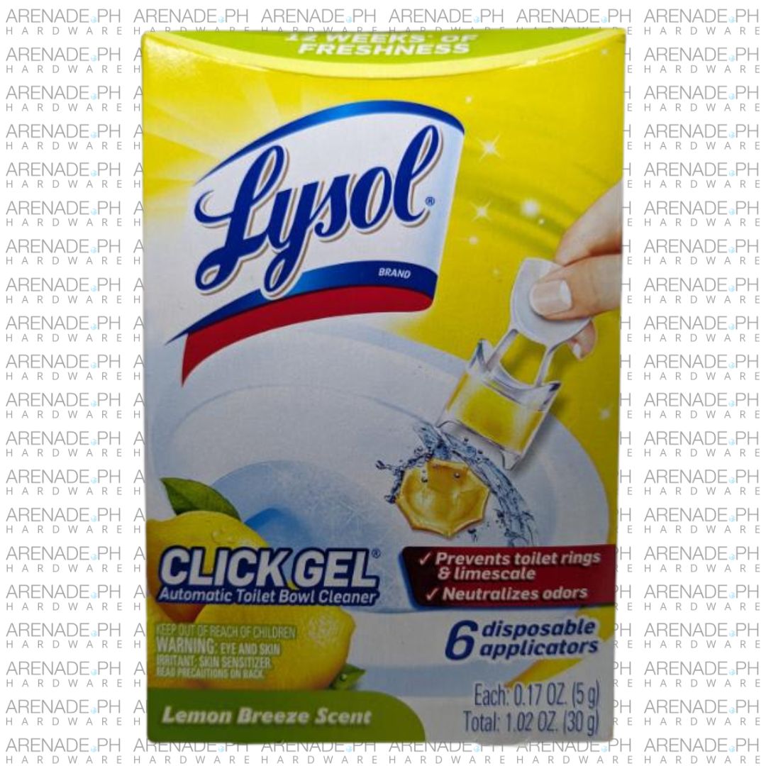 Lysol Click Gel Automatic Toilet Bowl Cleaner 6 applicators 30g