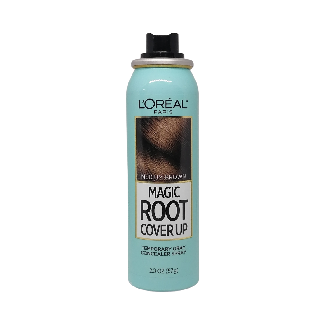 L'oreal Paris Magic Root Cover Up Temporary Gray Concealer Spray, 2 oz / 57 g (NO CAP)