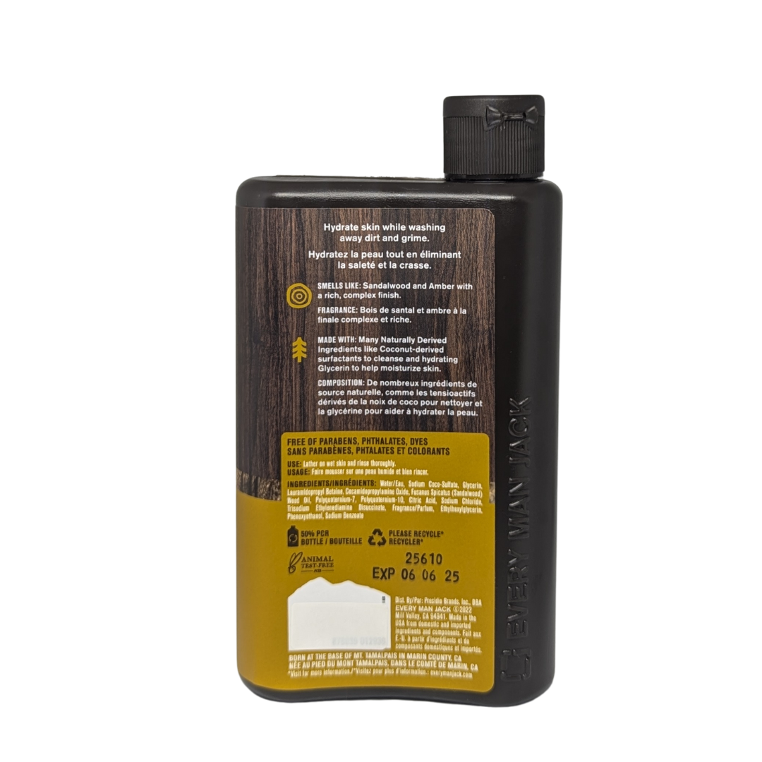 Every Man Jack Body Wash With Natural Ingredients & Incredible Scents, 400 ml / 13 fl. oz