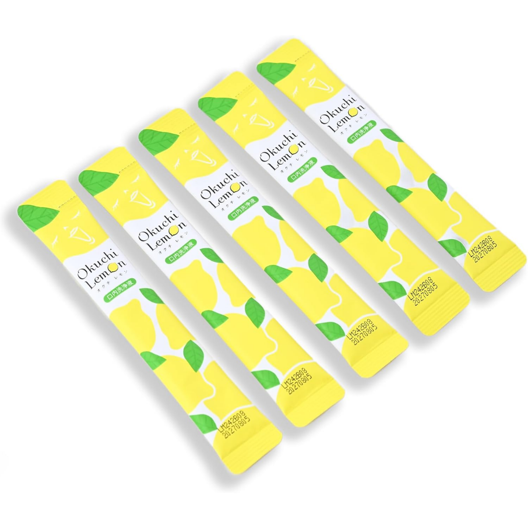 Okuchi Lemon Mouth Wash, 5 Count