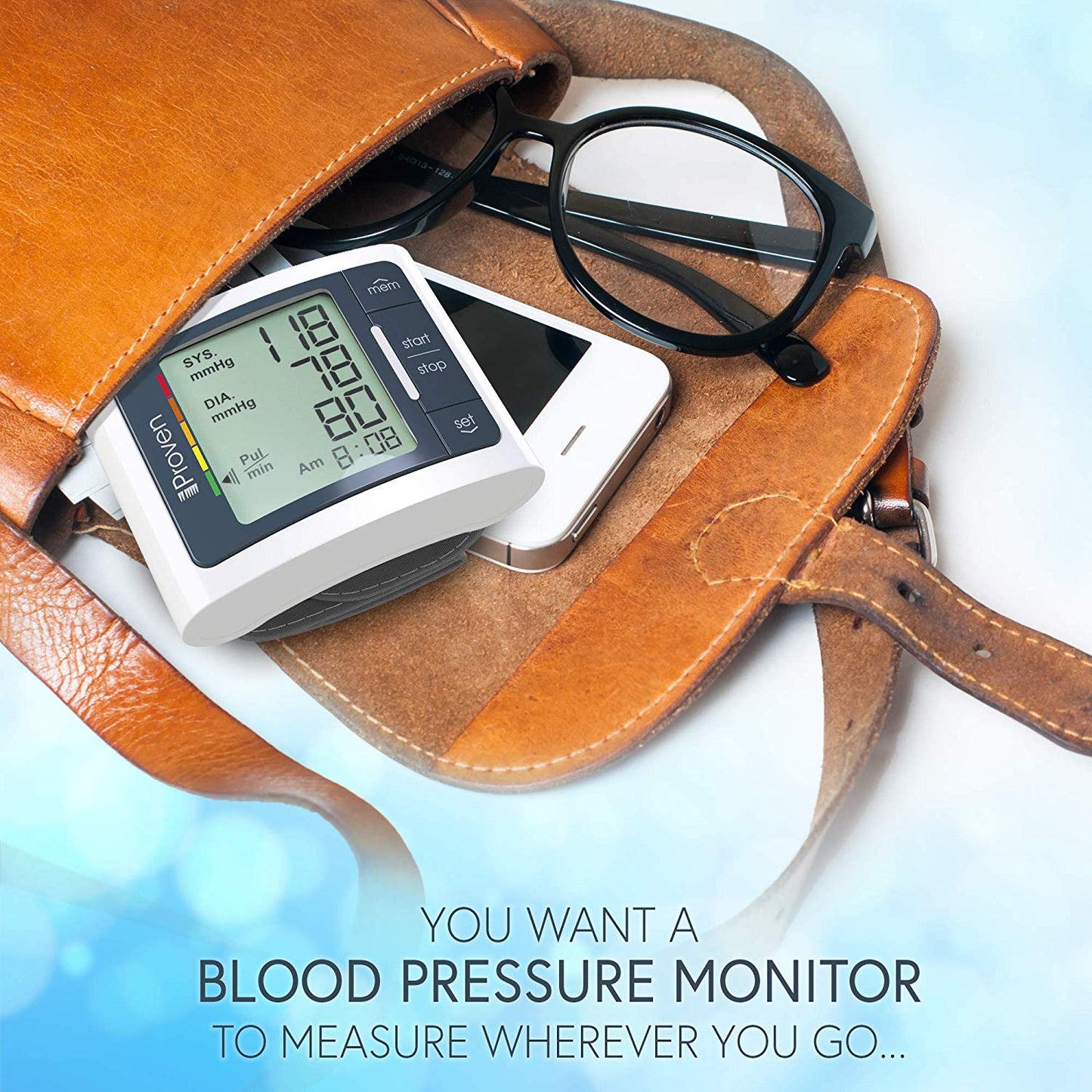 iProven Digital Wrist Blood Pressure Monitor Watch Clinically Accurate & Fast Reading BPM-337
