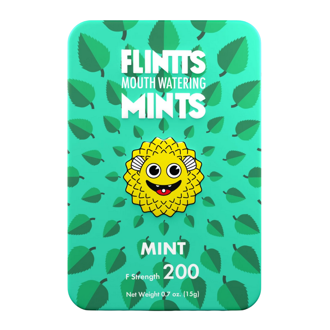 Flintts Mouth Watering Sugar Free Mints 200 Count, 0.7 oz / 15 g