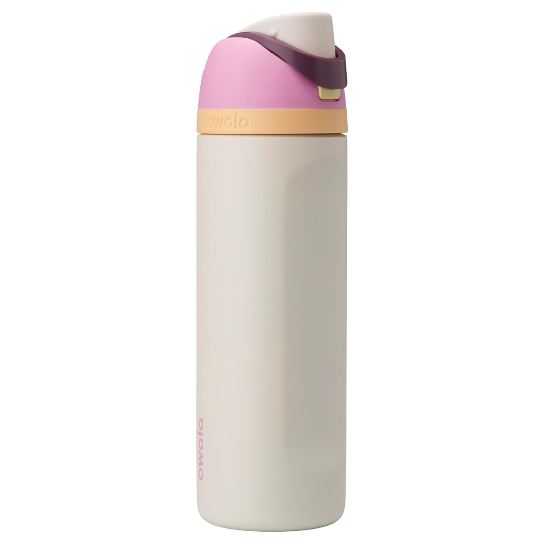 Owala FreeSip Insulated Stainless Steel Water Bottle with Straw, 24 oz