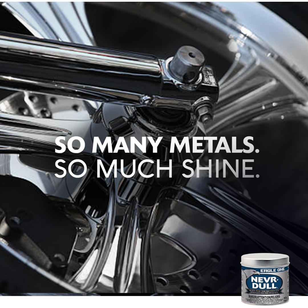 Eagle One Nevr-Dull All Metal Wadding Polish Protect And Restores Metal Surfaces - 142 g / 5 oz