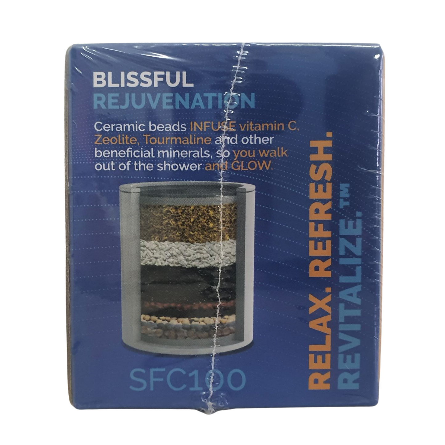 AquaBliss Shower Filter Cartridge Rejuvenation SFC100, 1 Piece (NO BOX)
