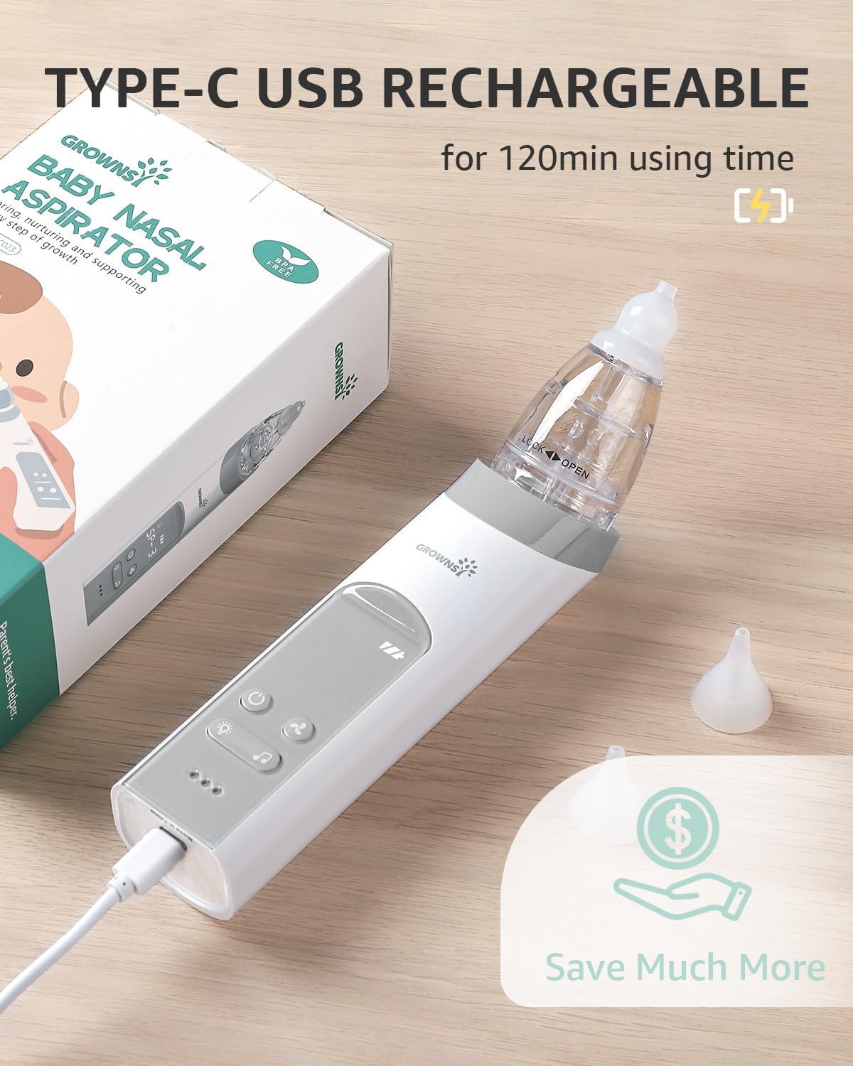 Grownsy Baby Nasal Aspirator Model: BC023