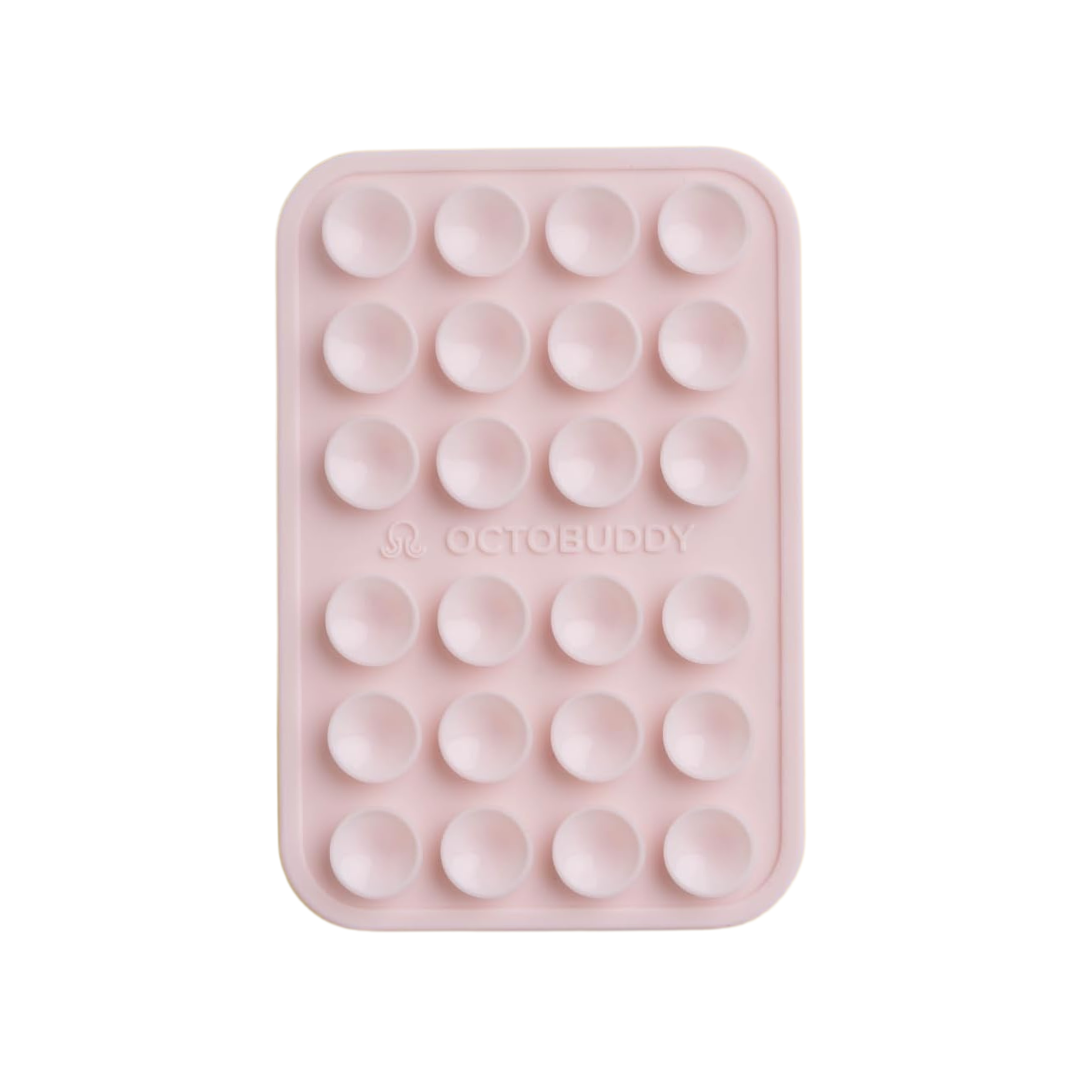Octobuddy Pink Silicone Suction with Phone Case Adhesive, 1 Count