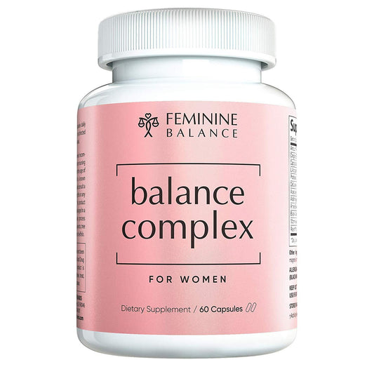 EXP 09/2025 Feminine Balance Complex for Women Vaginal Health Supplement, 60 Capsules
