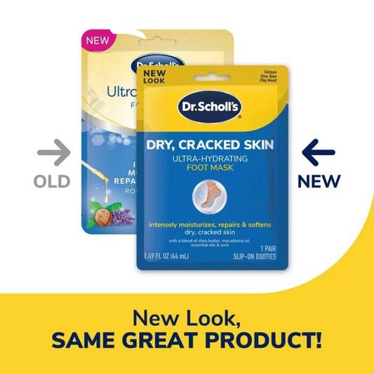 Dr. Scholl's Dry, Cracked Skin Ultra Hydrating Foot Mask, 1 Pair