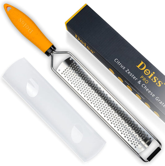 Deiss Pro Series Wide Grater Sharp Stainless Steel Plus Protect Cover