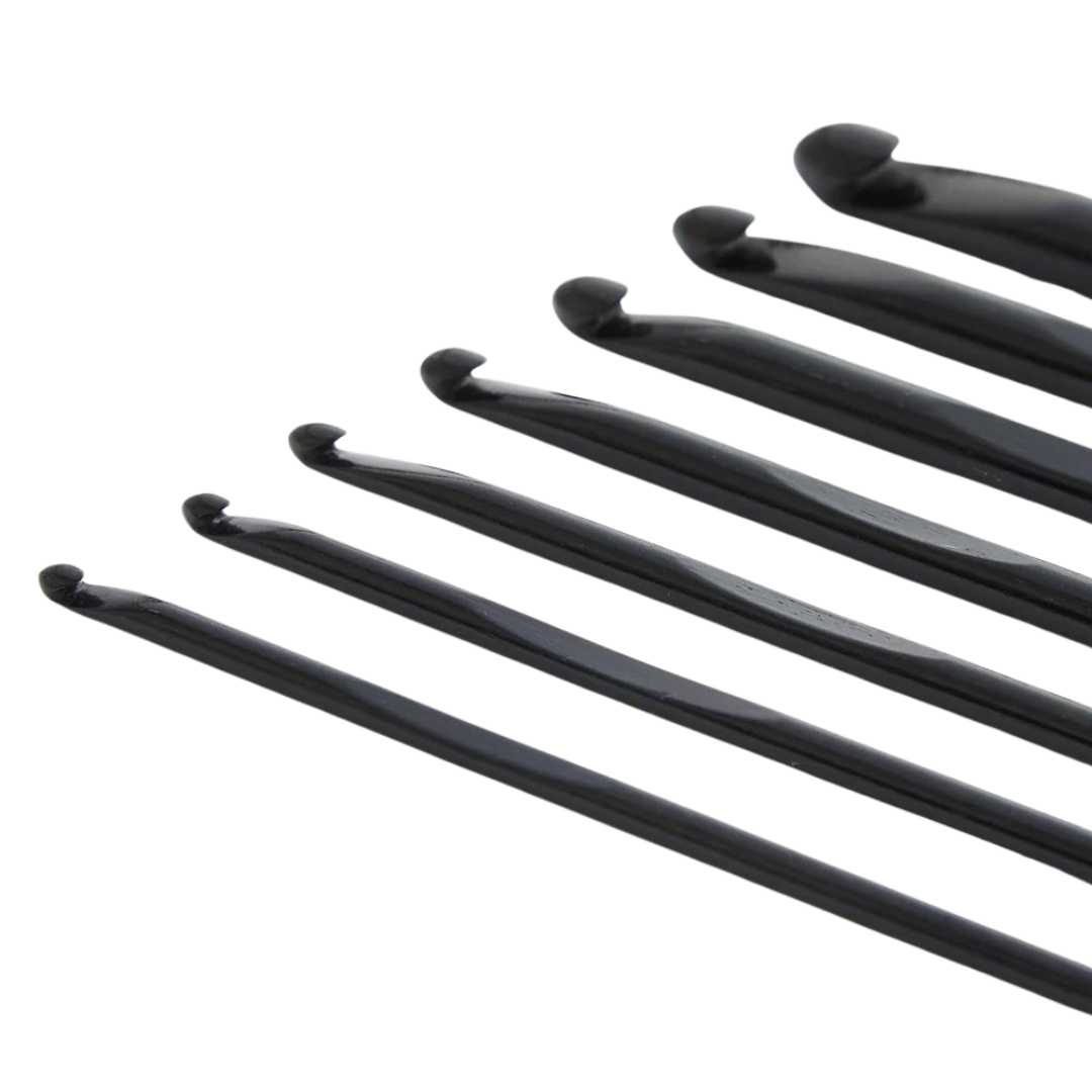 The Lantern Moon Ebony Wood Single Ended Crochet Hook